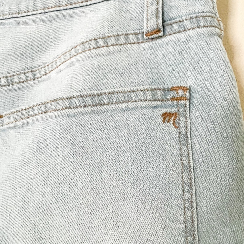 MADEWELL The High RIse Denim Shorts Light Wash Size 26 - Picture 4 of 8